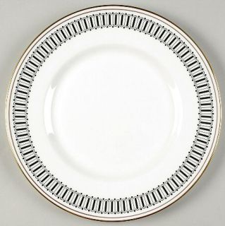 Wedgwood Colosseum Dinner Plate, Fine China Dinnerware   Susie Cooper,Black Oval