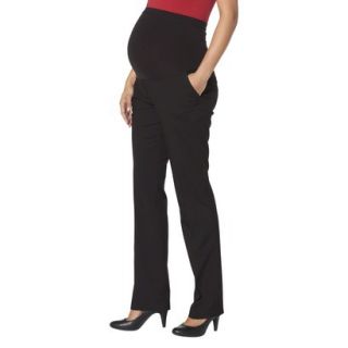 Liz Lange for Target Maternity Straight Leg Pants   Black XS Short