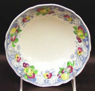 Royal Doulton Pomeroy Blue Multicolor Coupe Cereal Bowl, Fine China Dinnerware  