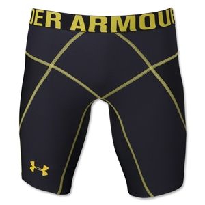 Under Armour HeatGear Core Short Lite (Blk/Yellow)