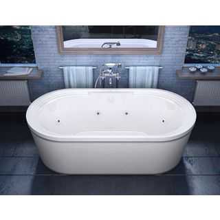 Mountain Home Royal 34 X 67 Acrylic Whirlpool Jetted Freestanding Bathtub