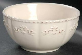 Better Homes and Gardens Medallion Wreath Cream Mist Soup/Cereal Bowl, Fine Chin