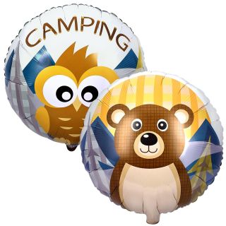 Lets Go Camping Foil Balloon