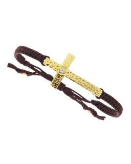 Gold Cross Bracelet