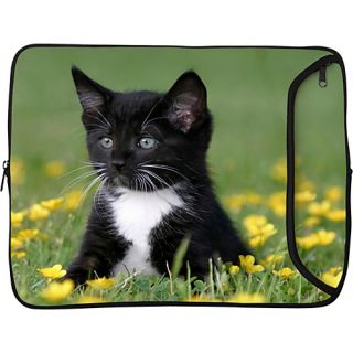 13 Designer Laptop Sleeve Midnight Kitten   Designer Sleeves L