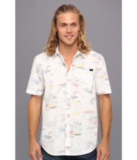 ONeill Busey S/S Woven Mens Short Sleeve Button Up (White)