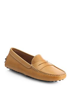 Tods Gommini Moccasin Drivers   Tan