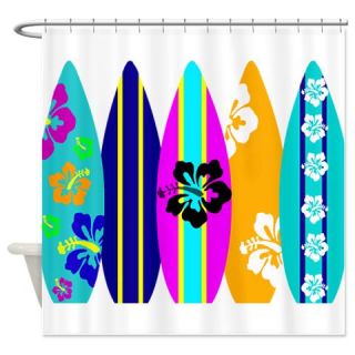  Surfboards Shower Curtain  Use code FREECART at Checkout