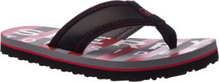 Boys Sperry Top Sider Ashore   Black/Red/White Rubber/EVA Casual Shoes