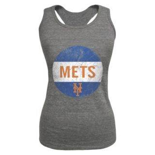 MLB Womens New York Mets Tank Top   Grey (XL)