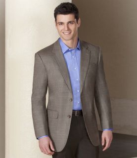 Executive 2 Button Silk/Wool Windowpane Sportcoat  Sizes 44 52 JoS. A. Bank