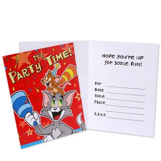 Tom and Jerry Invitations
