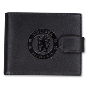 hidden Chelsea Embossed Crest Leather Wallet