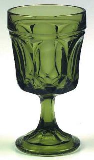 Anchor Hocking Fairfield Avocado Green Wine Glass   Stem #1200, Avocado Green, P