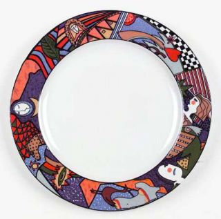 Vitromaster Metropolitan Dinner Plate, Fine China Dinnerware   Multicolor W/Face