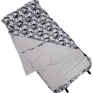 Grey Camo Easy Sleep Nap Mat Grey Camo   Wildkin Outdoor Accessories