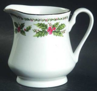 Centurion Cet1 Creamer, Fine China Dinnerware   Holly Border