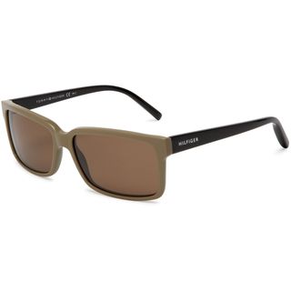 Tommy Hilfiger Mens 1004 s Sunglasses (khaki Blue) With Case