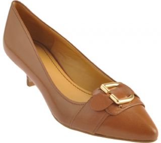Womens Nine West Rula   Dark Natural Leather Casual Shoes