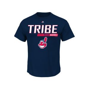 Cleveland Indians Majestic MLB Laser Like Focus T Shirt