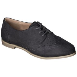 Womens Mossimo Supply Co. Lata Perforated Wingtip Shoe   Black 9.5