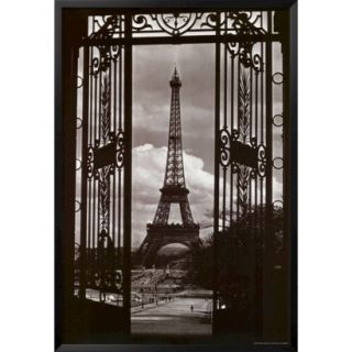 Art   Eiffel Tower Through Gates Framed Poster