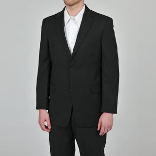 Tommy Hilfiger Mens Trim Fit Black Suit Jacket