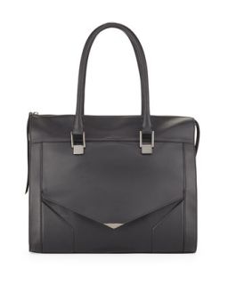 Prouve Smooth Leather Tote Bag, Black