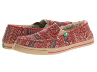 Sanuk Cabrio Chill Womens Shoes (Red)