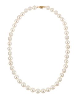 White Freshwater Pearl Necklace, 18L