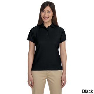 Womens Blend tek Short Sleeve Polo Shirt