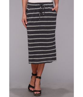 Allen Stripe Drawstring Skirt Womens Skirt (Beige)