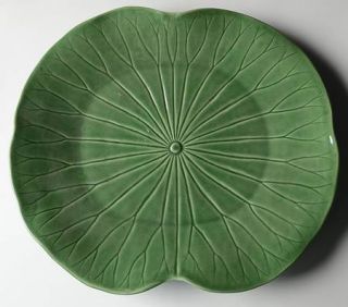 Metlox   Poppytrail   Vernon Lotus Evergreen 15 Oval Serving Platter, Fine Chin