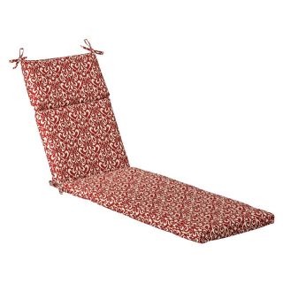 Outdoor Chaise Cushion   72.5L x 21W x 3H in. Pompeii Red   355580 