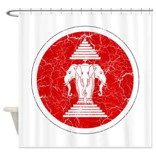  Laos Roundel Shower Curtain  Use code FREECART at Checkout