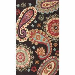 Nuloom Handmade Paisley Brown Rug (5 X 8) (MultiPattern FloralTip We recommend the use of a non skid pad to keep the rug in place on smooth surfaces.All rug sizes are approximate. Due to the difference of monitor colors, some rug colors may vary slightl