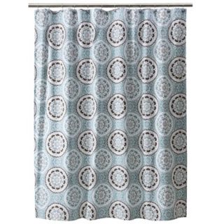 Threshold™ Shower Curtain   Blue/Brown