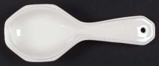 Pfaltzgraff Heritage White Spoon Rest/Holder (Holds 1 Spoon), Fine China Dinnerw