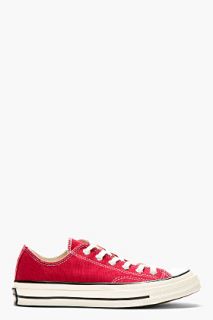 Converse Premium Chuck Taylor Burgundy Red Chuck Taylor All Star 70 Sneakers