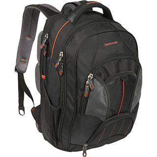 Tectonic Large Backpack   Black/Orange