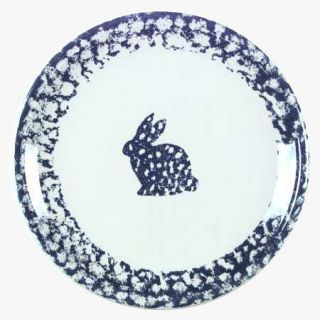 Tienshan Animals Dinner Plate, Fine China Dinnerware   Blue Animals, Sponge Bord