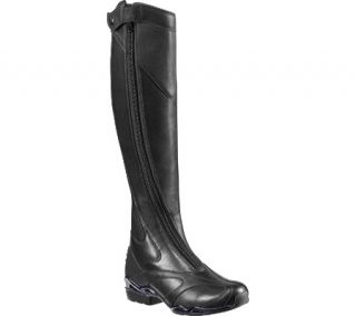 Womens Ariat Volant™ Tall Front Zip   Black Calf Leather Boots