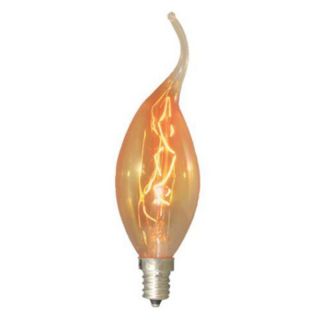 Bulbrite 15W Incandescent Flame Tip Chandelier Light Bulb   16 pk. Multicolor  