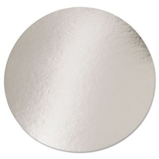 Pactiv Round Flat Foil lam Food Container Lids, White/aluminum, 7dia
