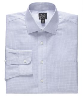 Traveler Tailored Fit Spread Collar Mini Check Dress Shirt JoS. A. Bank