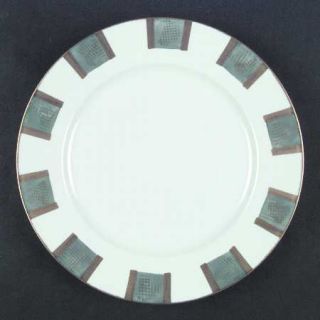 Puiforcat China Variations Vert DEau Dinner Plate, Fine China Dinnerware   Gree