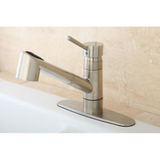 Satin Nickel Pullout Kitchen Faucet