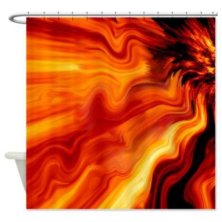  Abstract River of Fire Shower Curtain.png Shower C  Use code FREECART at Checkout