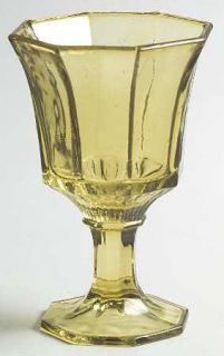 Independence Octagonal Yellow Juice/Wine Glass   Yellow