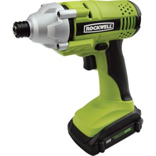 Rockwell Cordless LithiumTech Impact Wrench   1/4 Inch Hex Drive, 18 Volt,